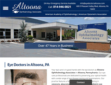 Tablet Screenshot of eyedoctorsaltoona.com